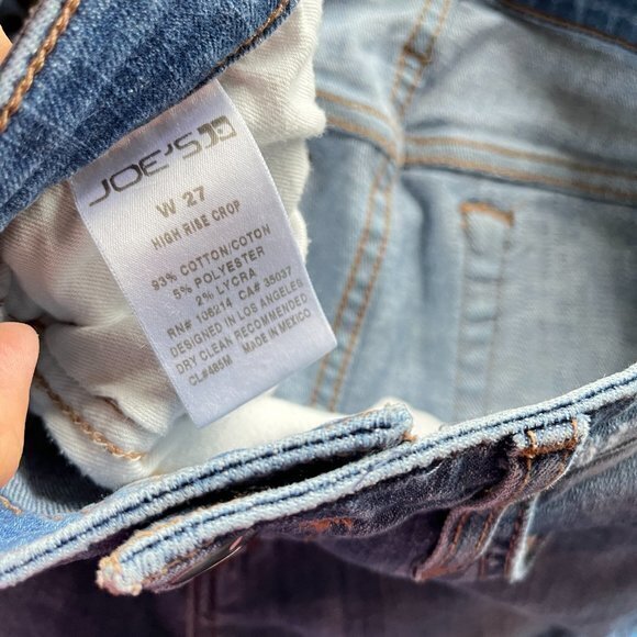 Joe’s Jeans Daria High Rise Crop Ankle Jeans Distressed‎ Womens Size 27 B… - Picture 8 of 10